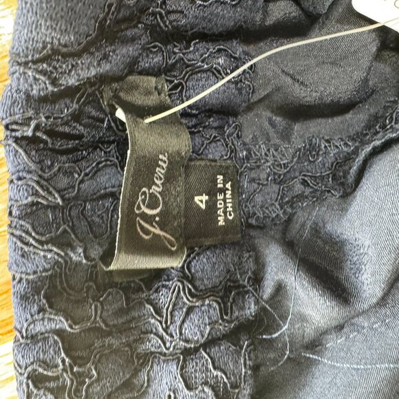 NWT J Crew NAVY Easy Pants Lace Lined Dress Ankle Pants Women's - Size 4 - Picture 6 of 8